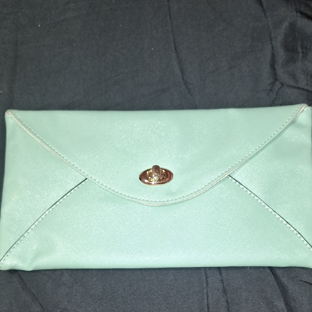 The Royal Standard Collection Mint Green Clutch Envolope Bag
